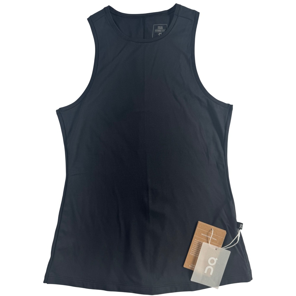 On Running Run on Clouds Movement Tank Women XS Black High Neck Athletic Top NEW